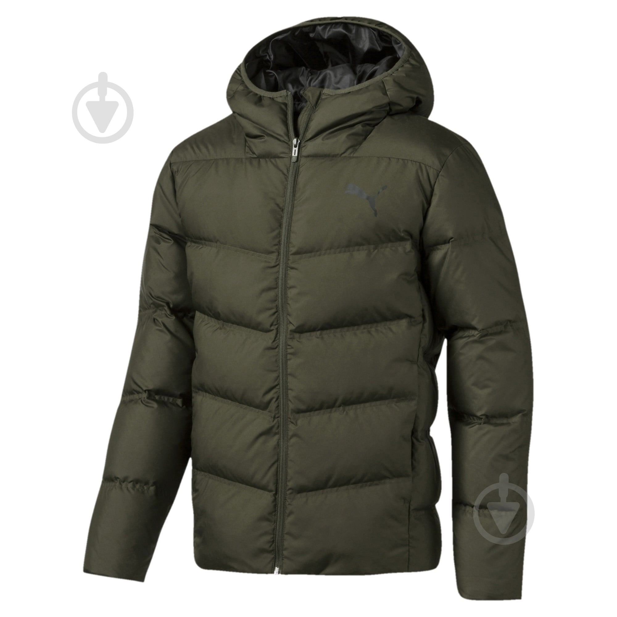 Пуховик Puma Essentials 400 Down Hd jkt 58002270 р.S зеленый - фото 1
