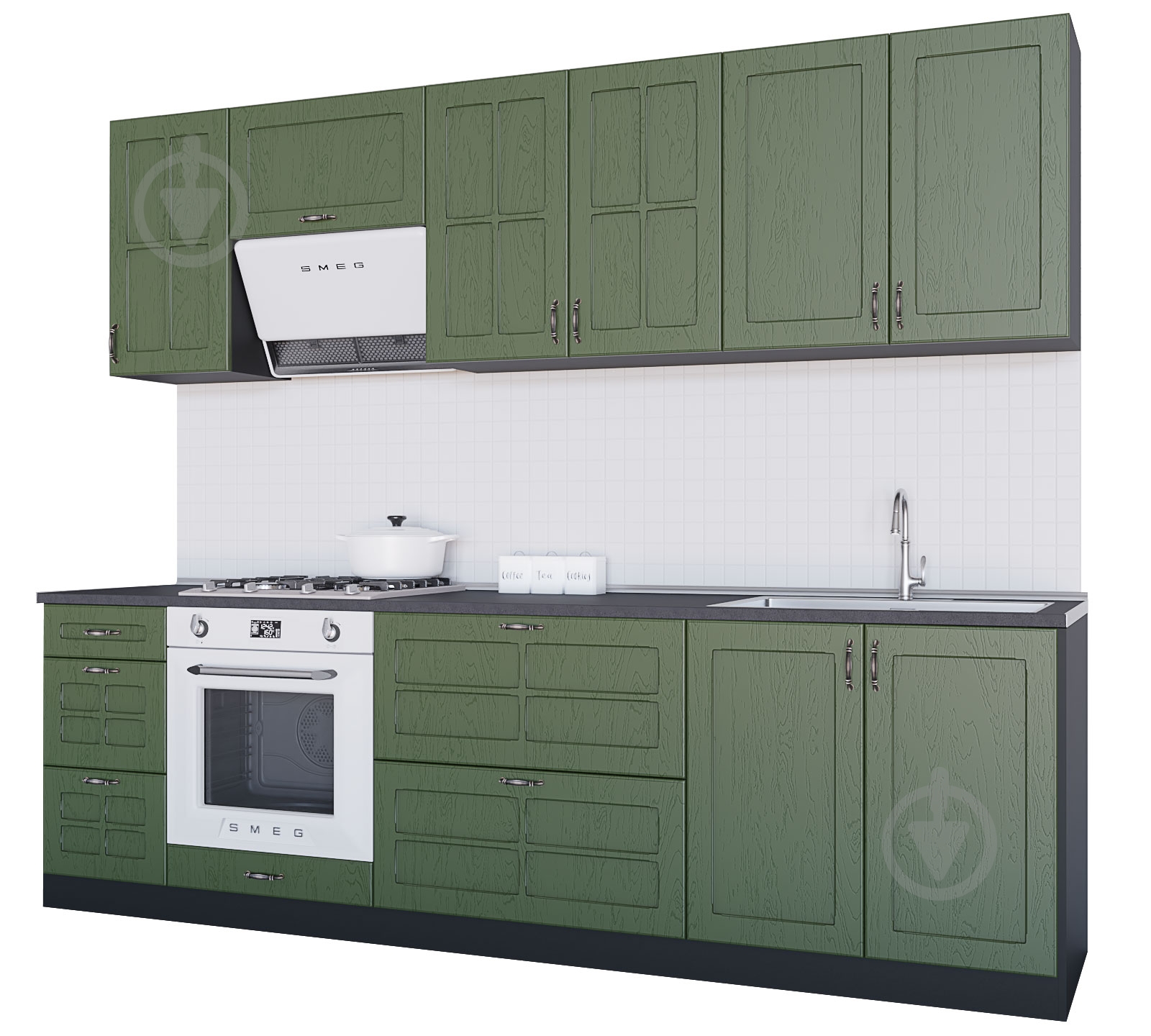 Кухня Модена (ІІІМ4) МДФ 2,6 м - фото 1 Кухня Модена (ІІІМ4) МДФ 2,6 м - фото 1