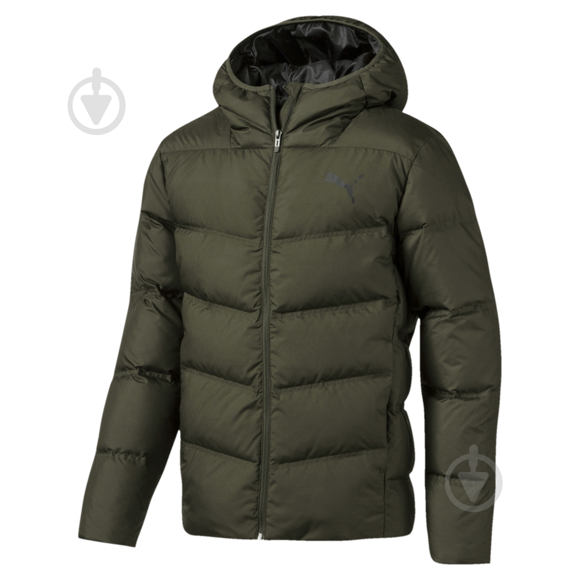 Пуховик Puma Essentials 400 Down Hd jkt 58002270 р.L зеленый - фото 1