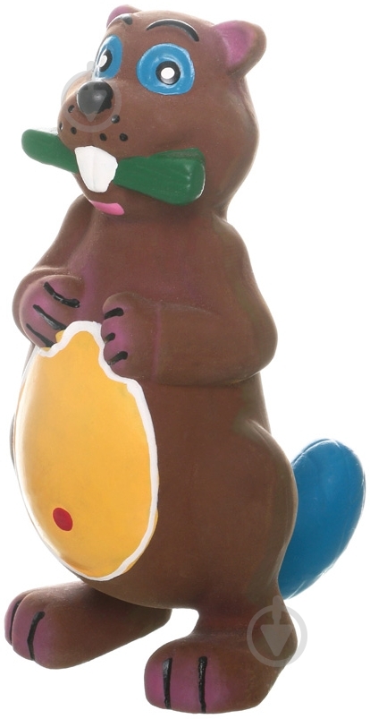Игрушка для собак Lilli Pet Бобер Billy со звуком 18 см 20-2355 - фото 1
