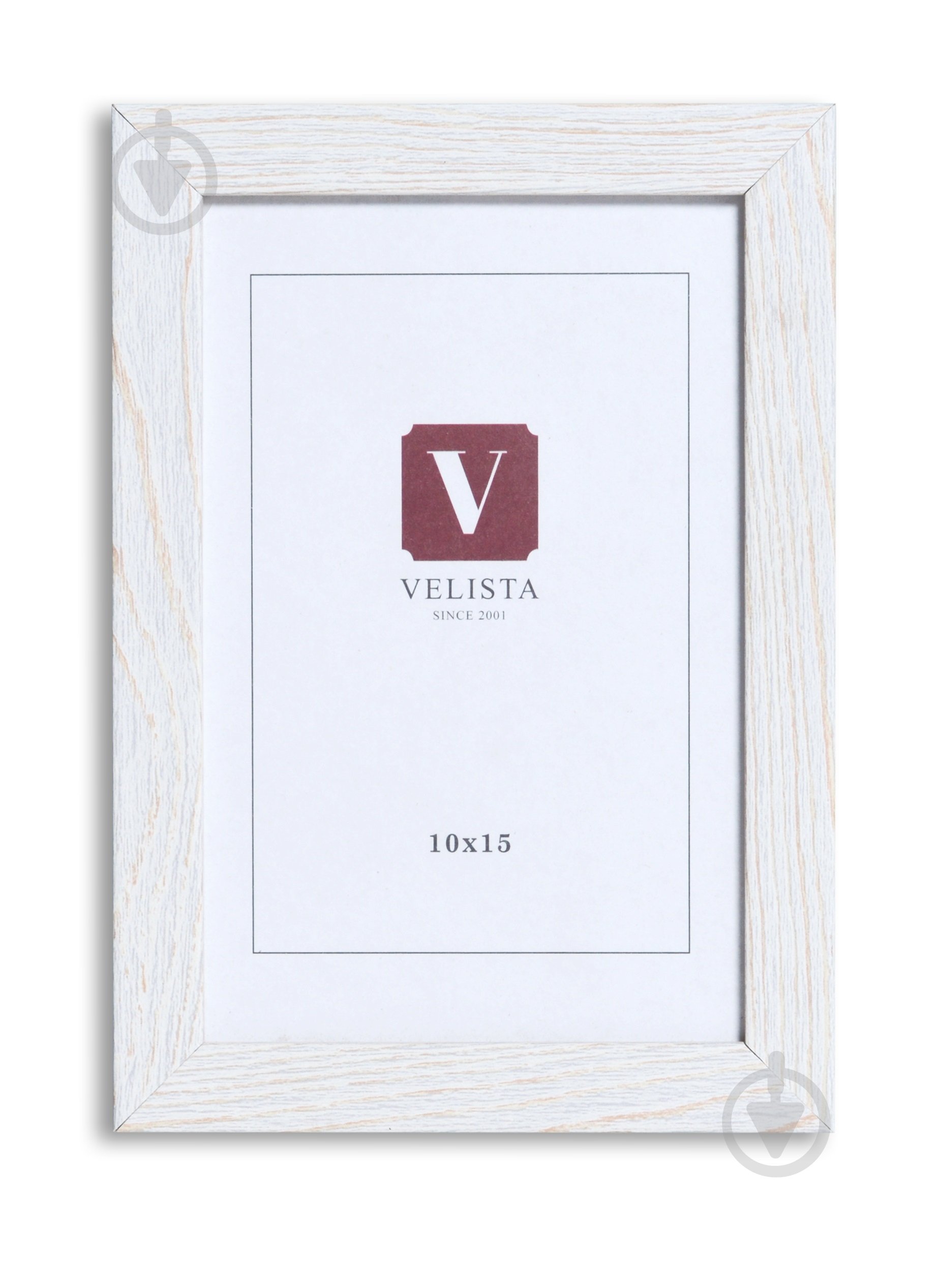 Рамка для фотографії з оргсклом Velista 15W-6003v 1 фото 10x15 см білий - фото 1