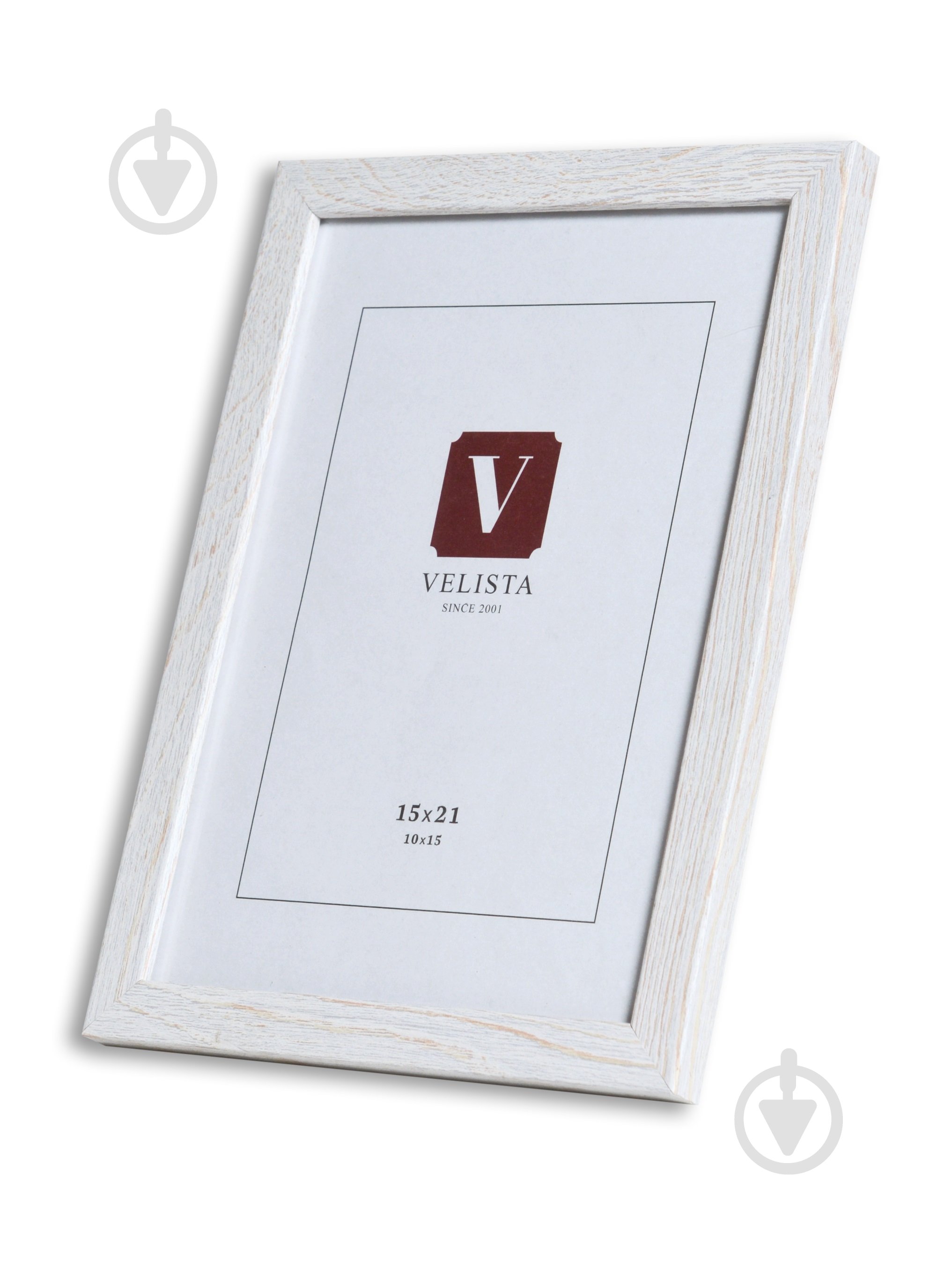 Рамка для фотографії з оргсклом Velista 15W-6003v 1 фото 15x21 см білий - фото 2