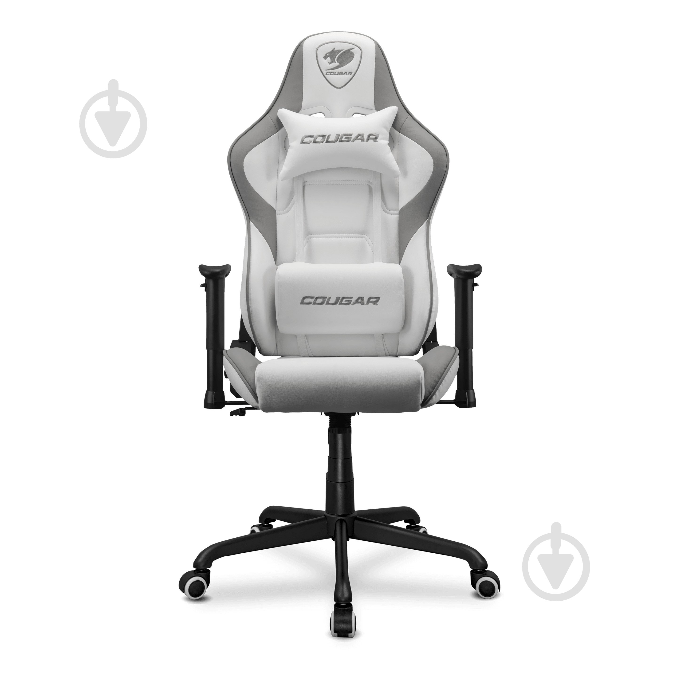 Кресло игровое Cougar Armor ELITE (White), дышащая экокожа, стальной каркас белый - фото 1
