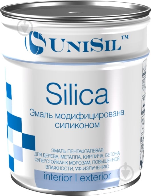 Эмаль UniSil пентафталевая Silica темно-зеленый глянец 2,2 л 2,8 кг - фото 1 Эмаль UniSil пентафталевая Silica темно-зеленый глянец 2,2 л 2,8 кг - фото 1