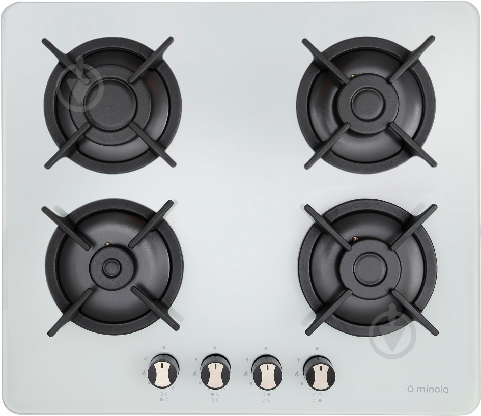 Варочная поверхность газовая Minola MGG 61463 WH - фото 1
