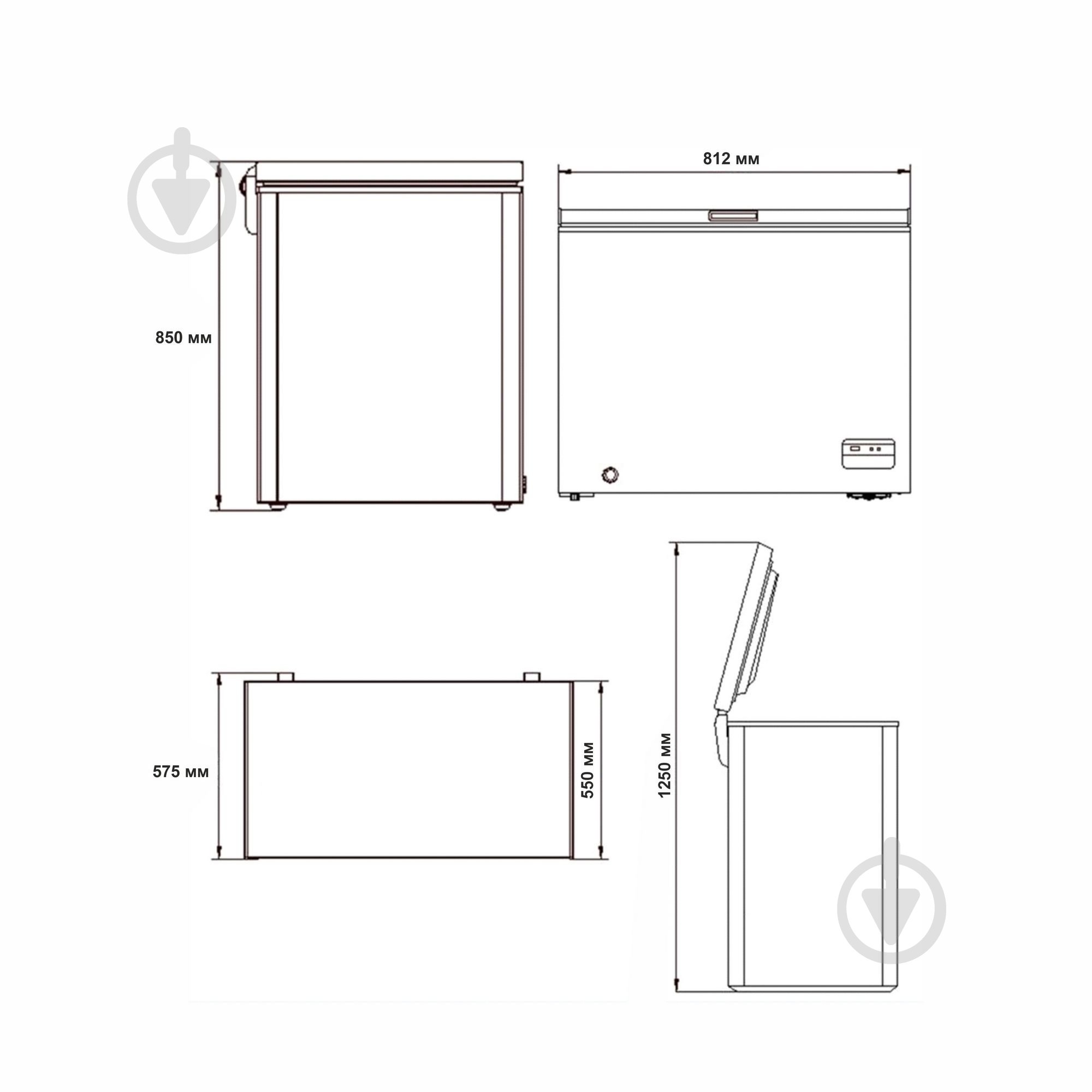 Морозильный ларь Eleyus MFD085M WH200 - фото 6