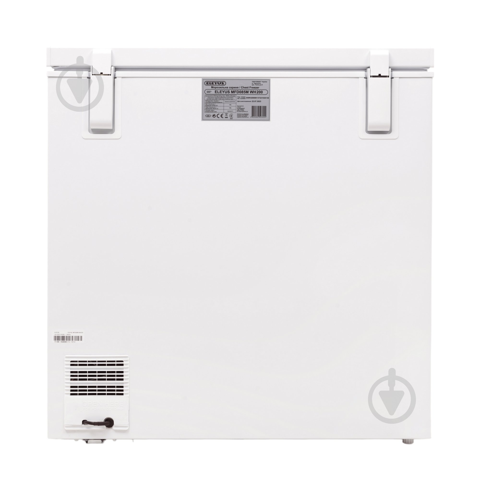 Морозильный ларь Eleyus MFD085M WH200 - фото 3