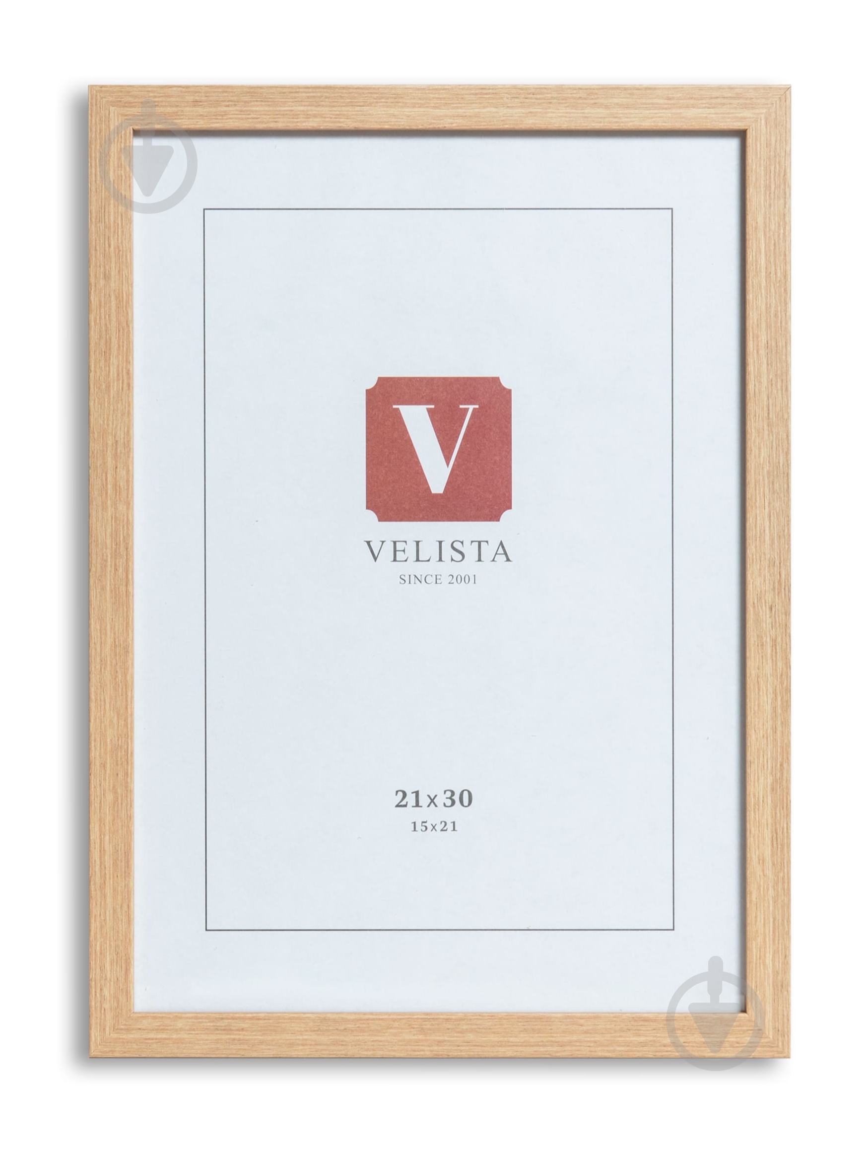 Рамка для фотографії з оргсклом Velista 15W-3206-11v 1 фото 21х30 см дерево світле - фото 1
