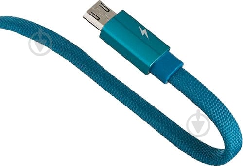 Кабель USB – microUSB 1 м синій (RC-094M1M-BLUE) Kerolla MicroUSB Data/Charge - фото 3
