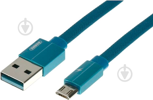 Кабель USB – microUSB 1 м синій (RC-094M1M-BLUE) Kerolla MicroUSB Data/Charge - фото 2