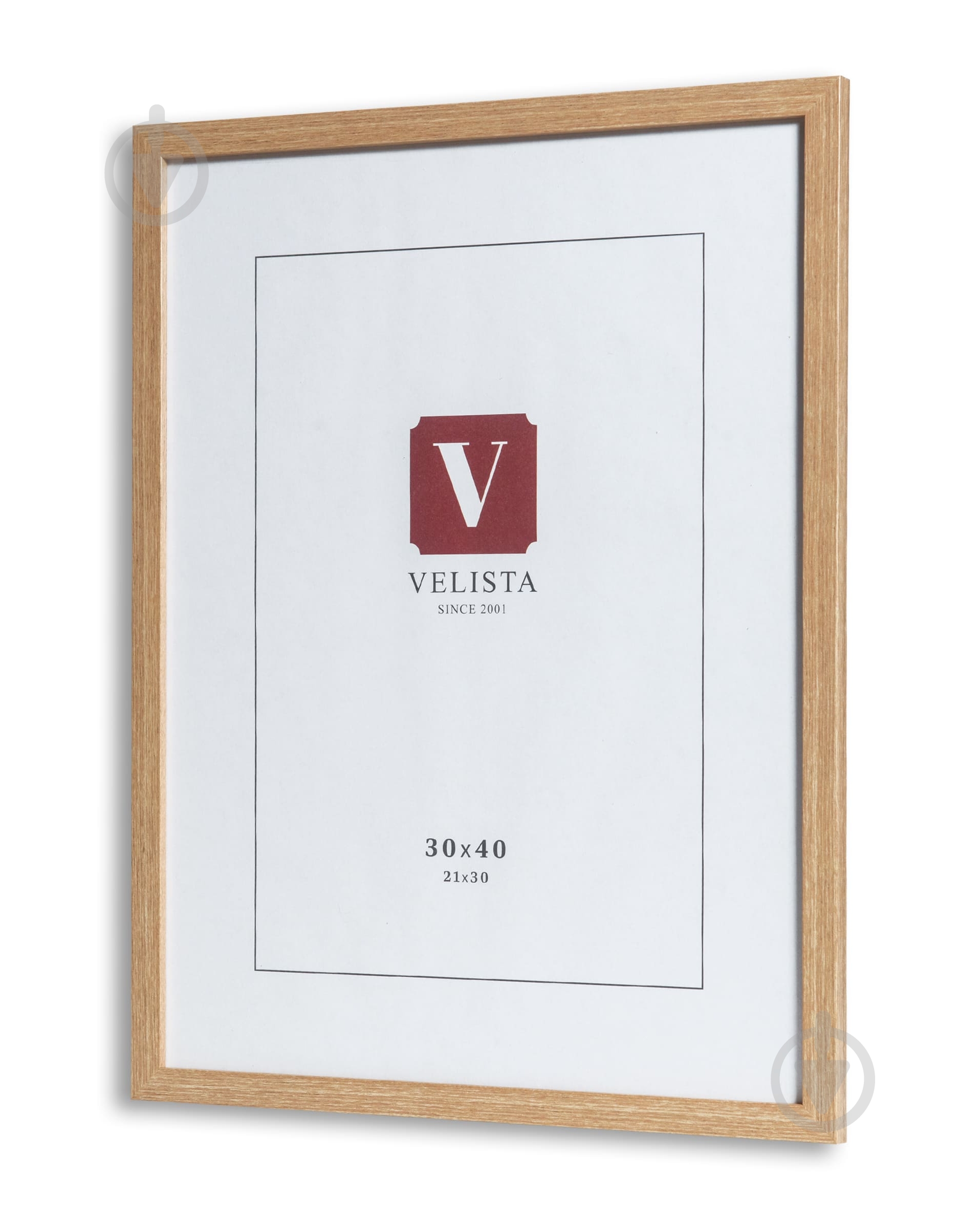 Рамка для фотографії з оргсклом Velista 15W-3206-11v 1 фото 30х40 см дерево світле - фото 2