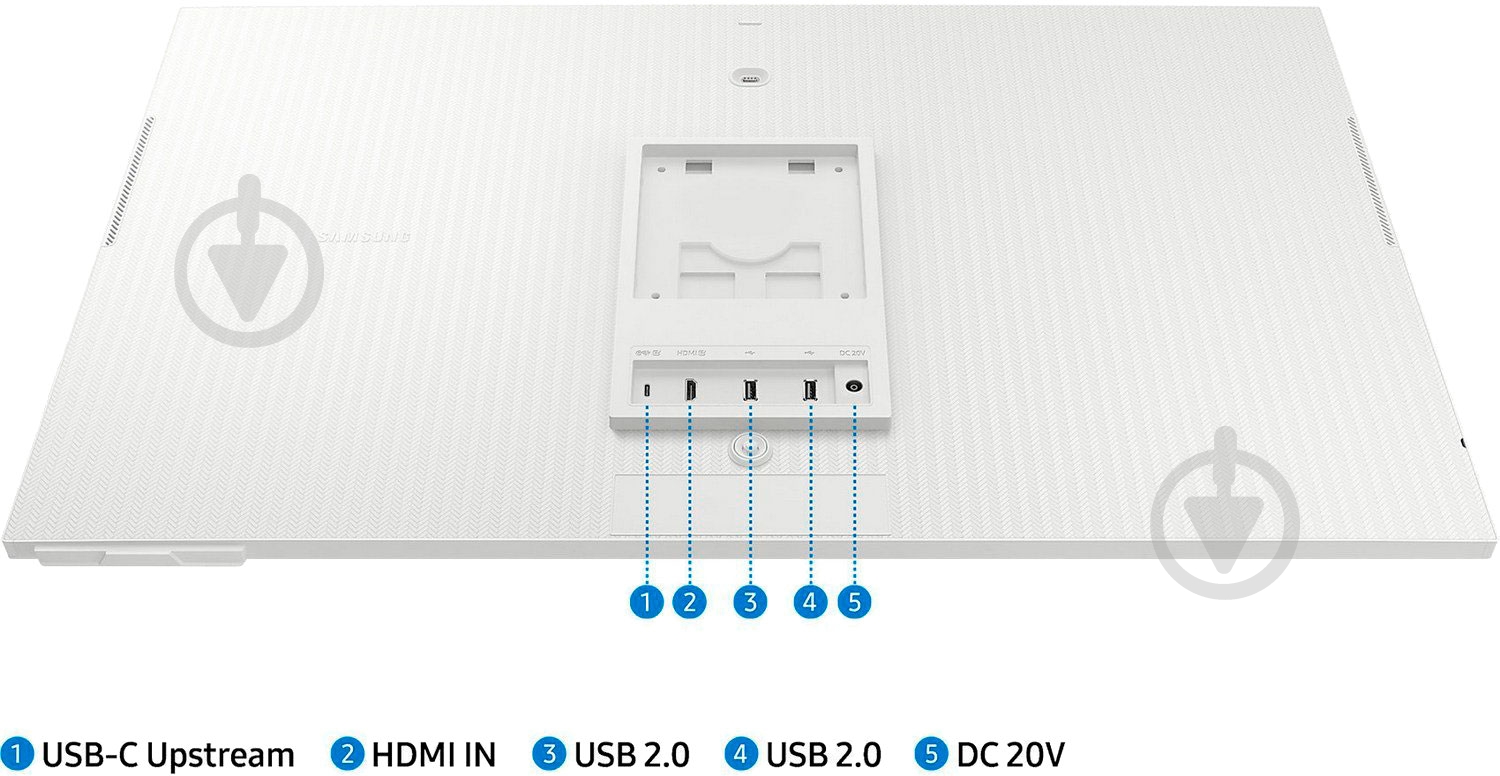 Монитор Samsung S27CM701UI warm white 27" (LS27CM701UIXUA) - фото 8