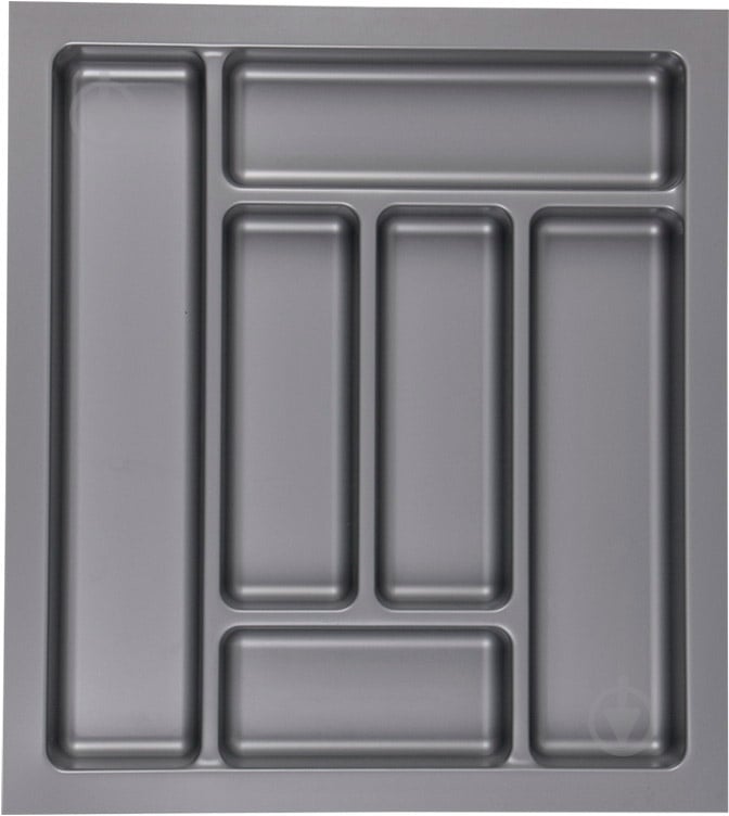 Лоток для столовых приборов Variant 48х43х4,5 см серый - фото 1