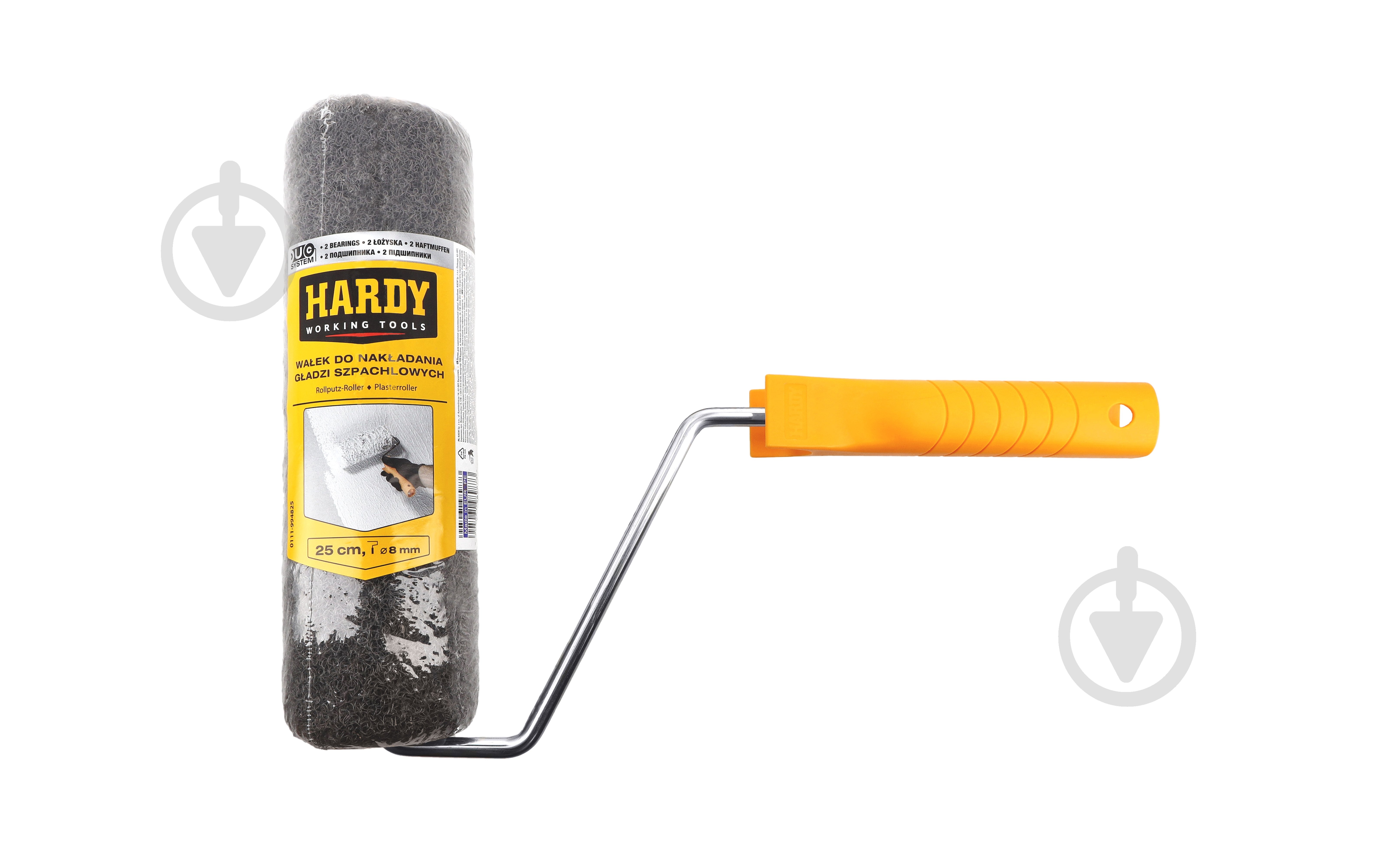 Валик Hardy з ручкою Rolputz ворс 18 мм 48x250 мм - фото 1
