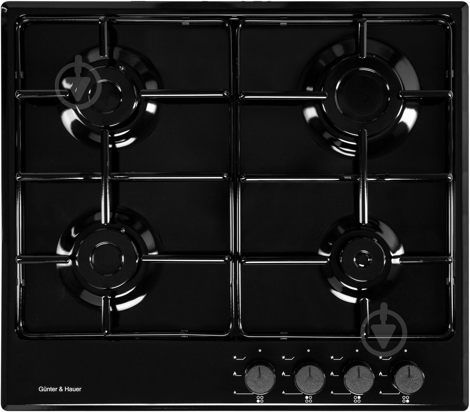 Варочная поверхность газовая Gunter&Hauer G 4 BL - фото 1 Варочная поверхность газовая Gunter&Hauer G 4 BL - фото 1