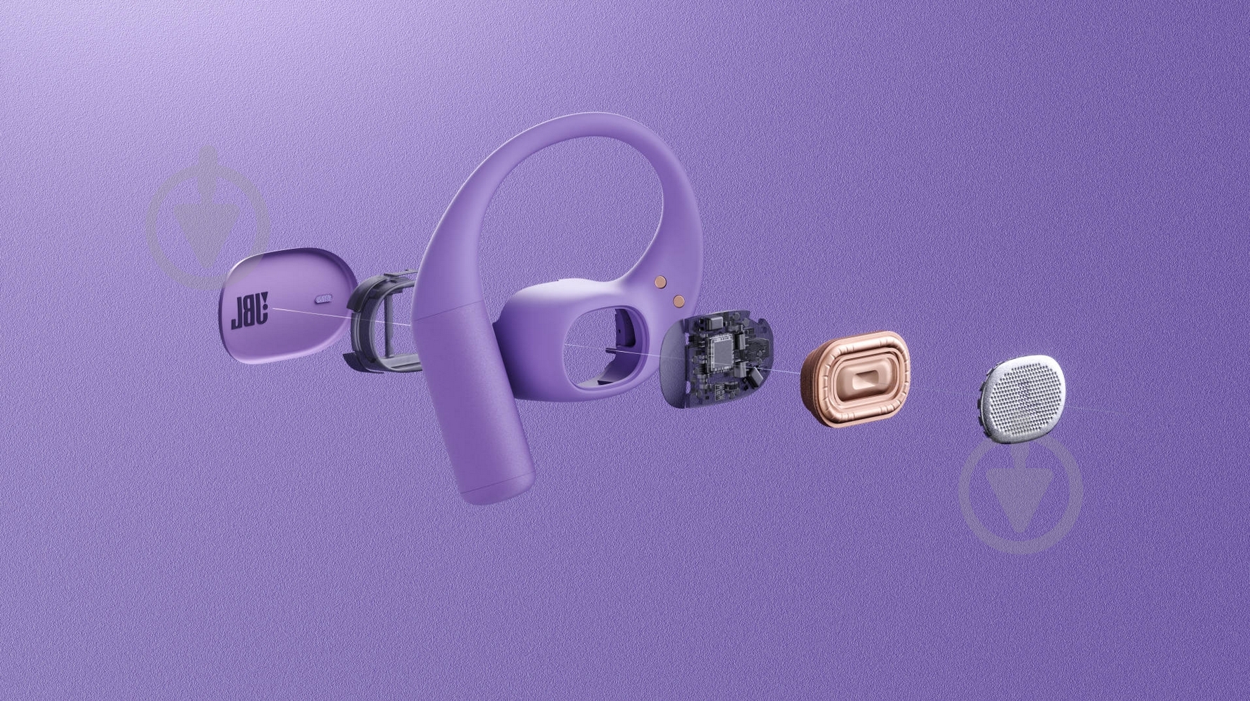 Bluetooth-гарнитура JBL Sense Lite purple (JBLSENSELITEPUR) - фото 9
