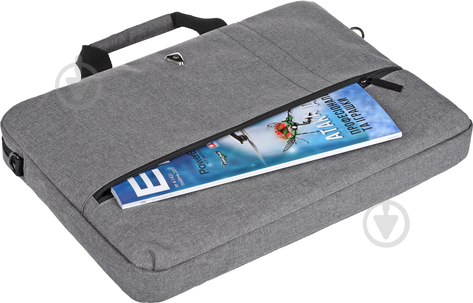 Сумка для ноутбука 2E 16" grey (2E-CBN516GR) - фото 8 Сумка для ноутбука 2E 16" grey (2E-CBN516GR) - фото 8