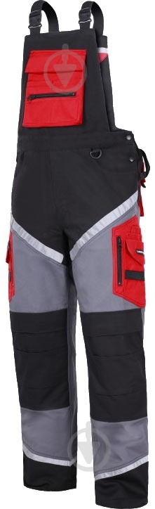 Полукомбинезон Lahti Pro р. XL L4060504 красно-черный - фото 2 Полукомбинезон Lahti Pro р. XL L4060504 красно-черный - фото 2