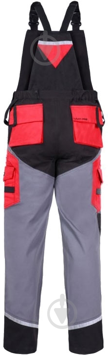 Полукомбинезон Lahti Pro р. XL L4060504 красно-черный - фото 3 Полукомбинезон Lahti Pro р. XL L4060504 красно-черный - фото 3