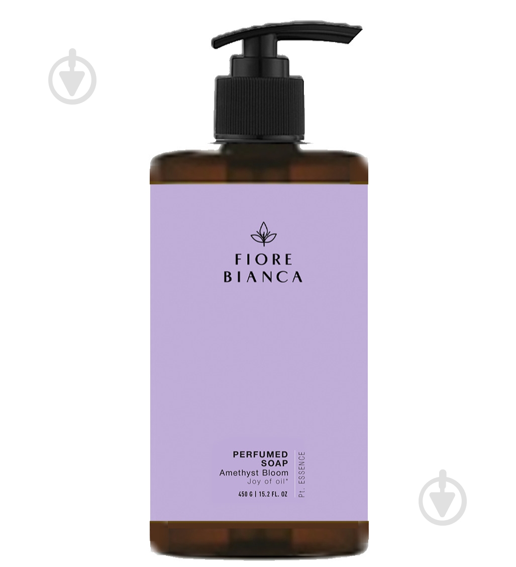 Мыло жидкое Fiore Bianca Amethyst Bloom 450 мл - фото 1 Мыло жидкое Fiore Bianca Amethyst Bloom 450 мл - фото 1