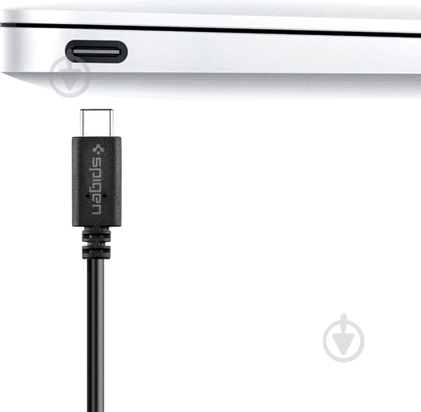 Кабель Spigen USB Type-C – USB 3.1 1 м черный (SGP11579) Essential C10C0 - фото 3