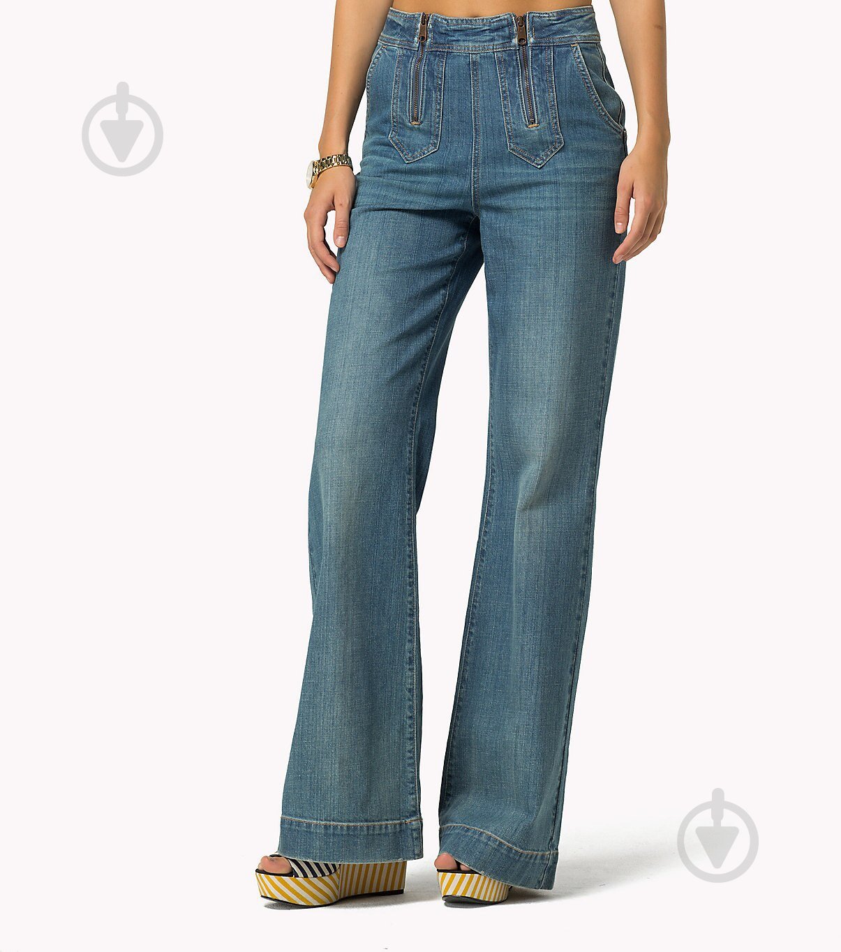 Джинсы Tommy Hilfiger GIGI HADID STAR FLARED JEAN ELMIRA WW0WW18341-912 р. 26-36 синий - фото 4 Джинсы Tommy Hilfiger GIGI HADID STAR FLARED JEAN ELMIRA WW0WW18341-912 р. 26-36 синий - фото 4