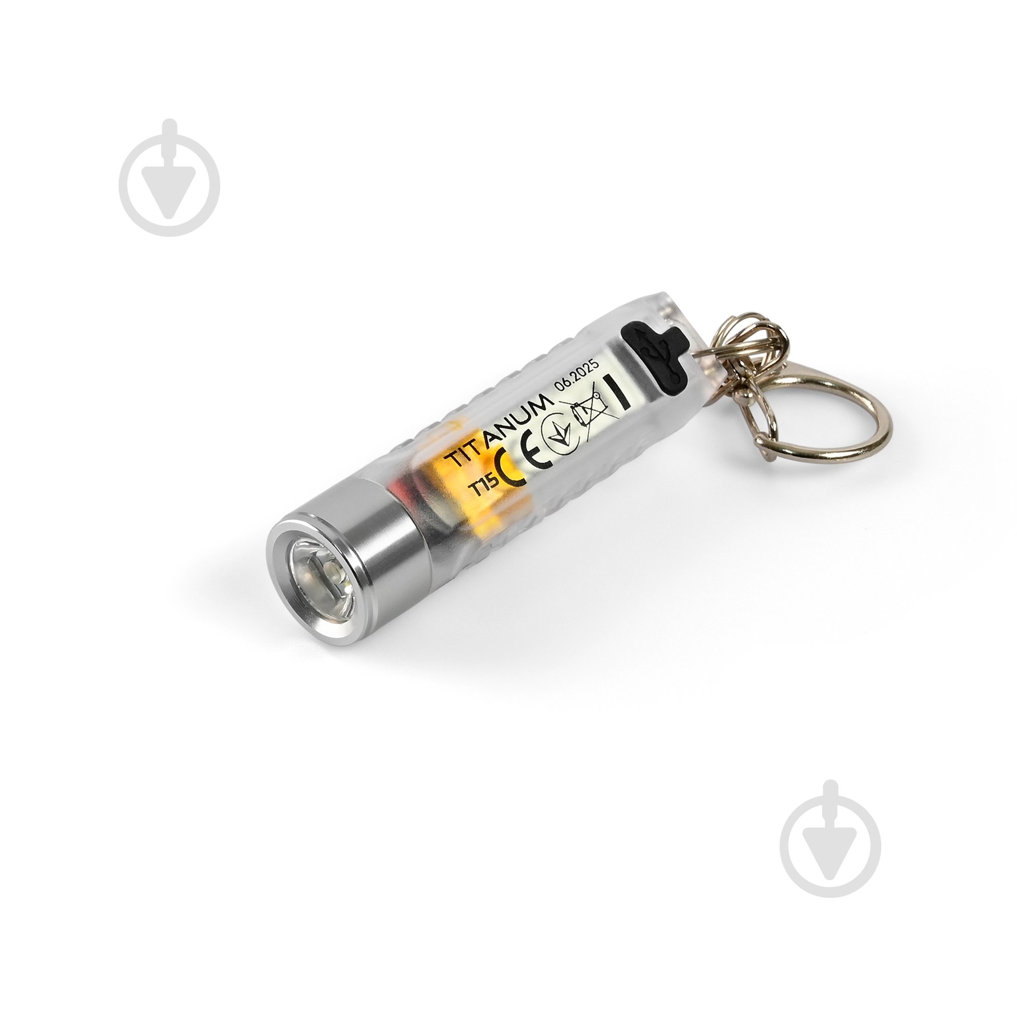 Брелок-ліхтарик TITANUM 170 Lm білий/прозорий 28689 - фото 2 Брелок-ліхтарик TITANUM 170 Lm білий/прозорий 28689 - фото 2