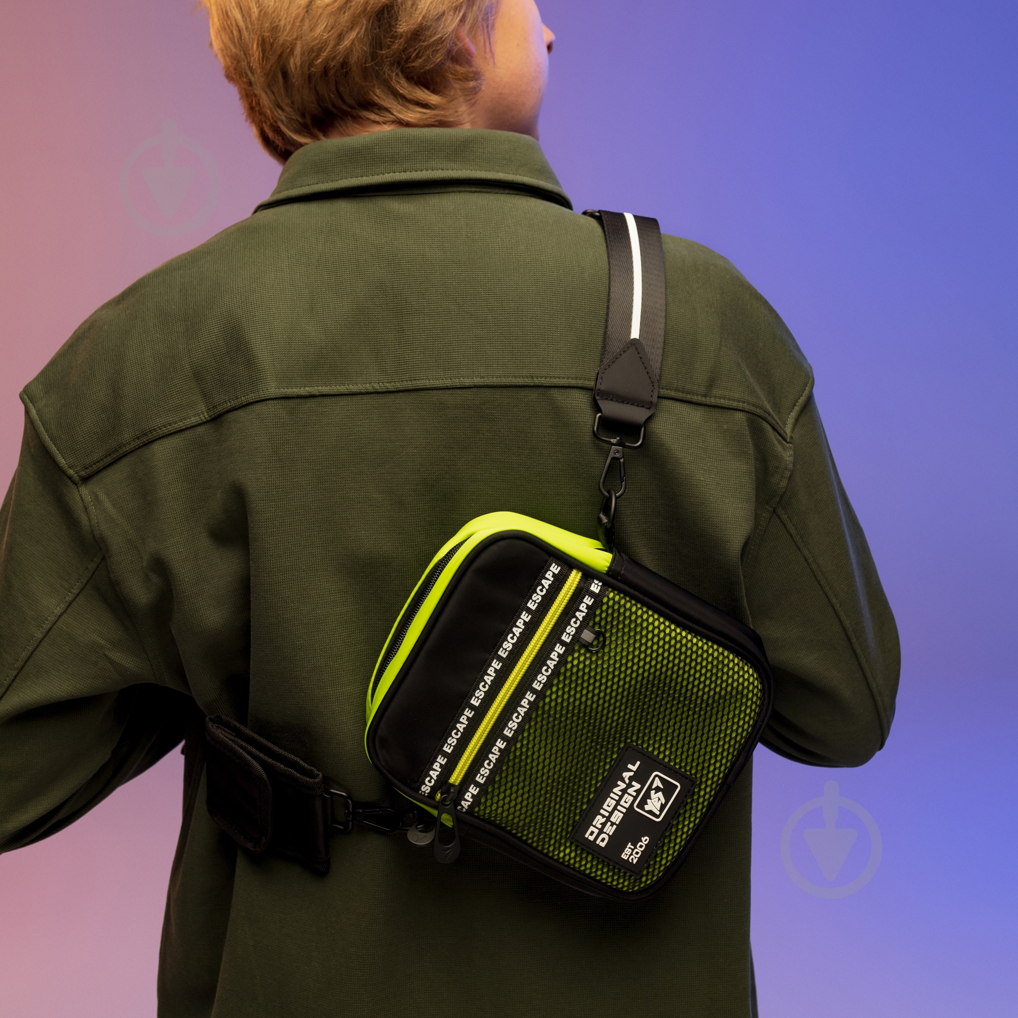 Сумка через плечо YES Escape CB-2 зеленый - фото 10