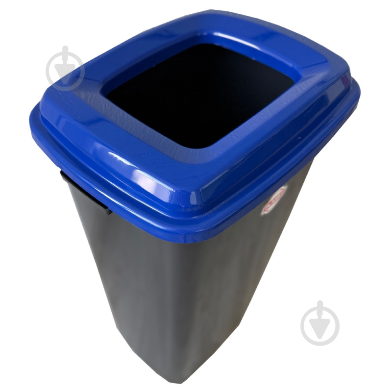 Бак для сортировки Planet антрацитовий-синий Planet 445х330х750 мм - фото 2