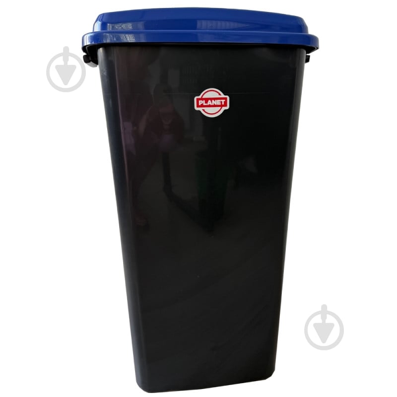 Бак для сортировки Planet антрацитовий-синий Planet 445х330х750 мм - фото 4