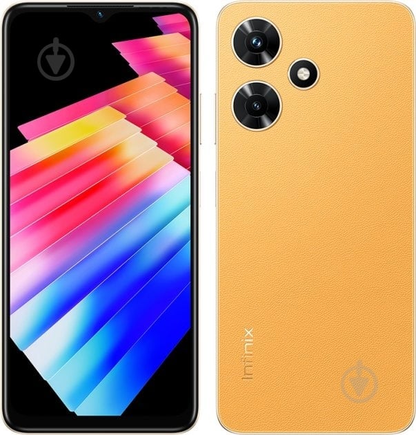 Смартфон Infinix Hot 30i 4/128GB marigold (X669D) - фото 1 Смартфон Infinix Hot 30i 4/128GB marigold (X669D) - фото 1