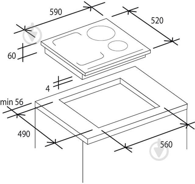 Варочная поверхность индукционная Candy CFA62 - фото 2