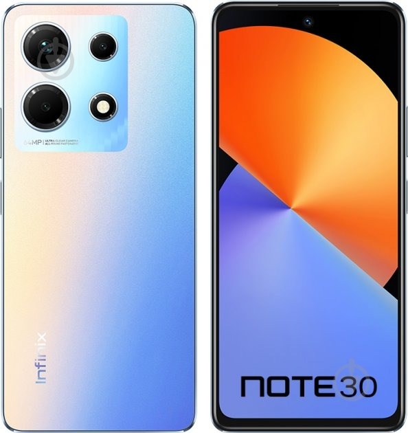 Смартфон Infinix NOTE 30 8/256GB interstellar blue (X6833B) - фото 1 Смартфон Infinix NOTE 30 8/256GB interstellar blue (X6833B) - фото 1