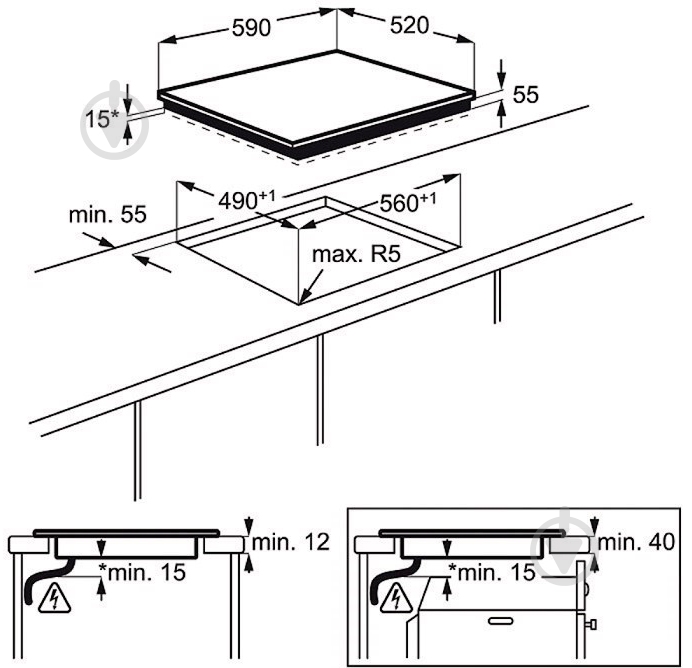 Варочная поверхность индукционная Electrolux EHI96740FZ - фото 6