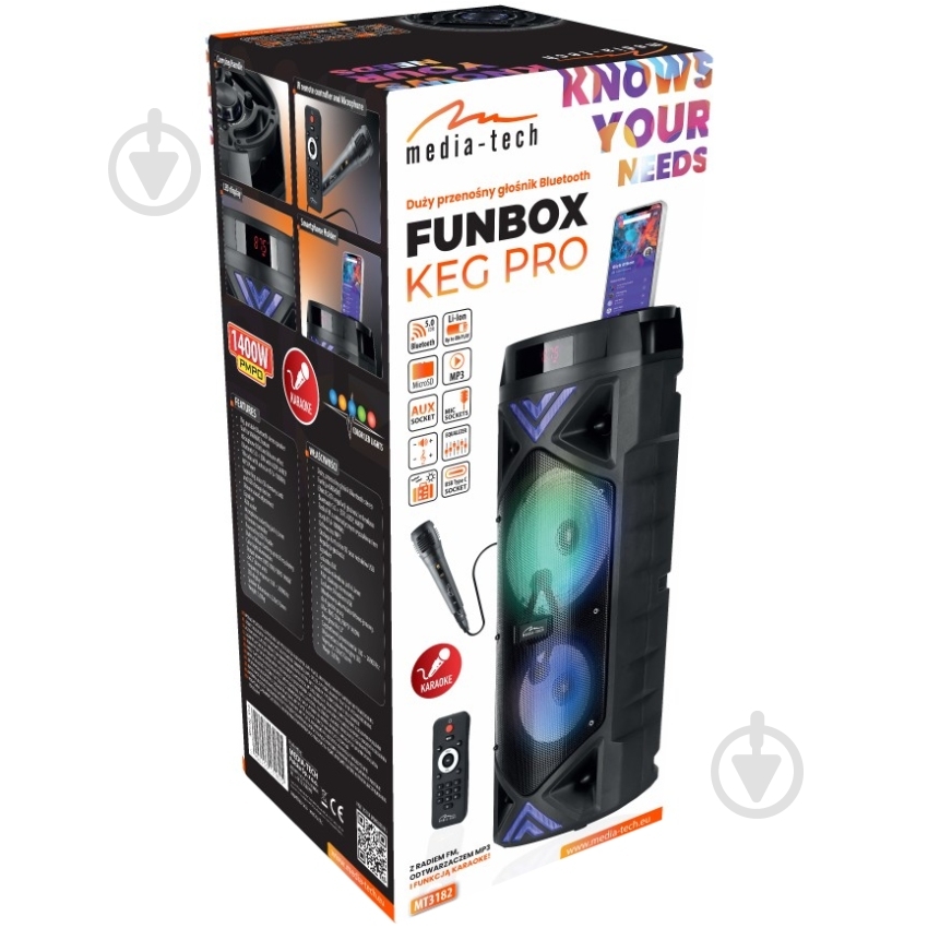 Портативная колонка Media-Tech 1.0 black (MT3182) - фото 9 Портативная колонка Media-Tech 1.0 black (MT3182) - фото 9