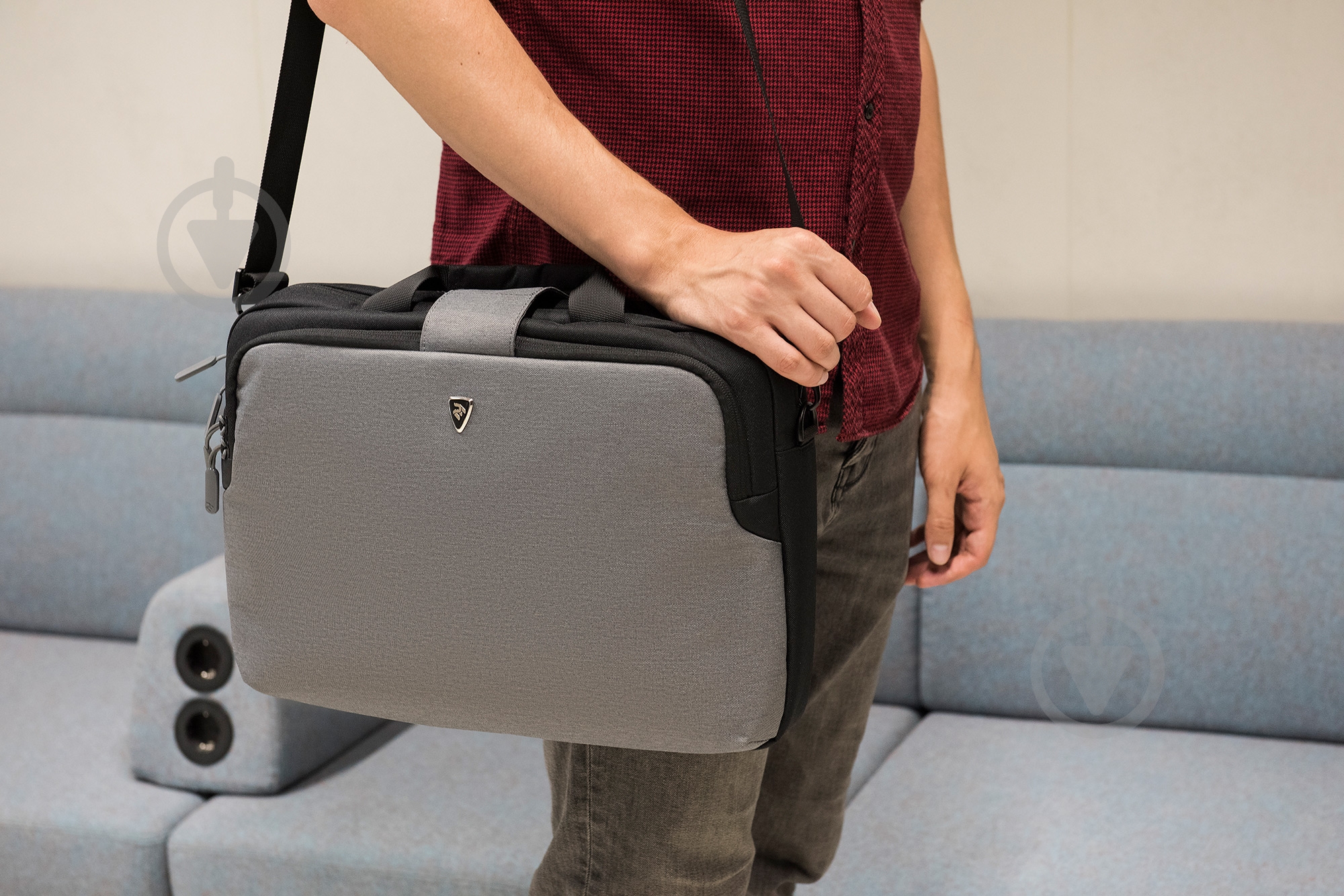 Сумка для ноутбука 2E SUPREME 16" grey (2E-CBT9185GR) - фото 18