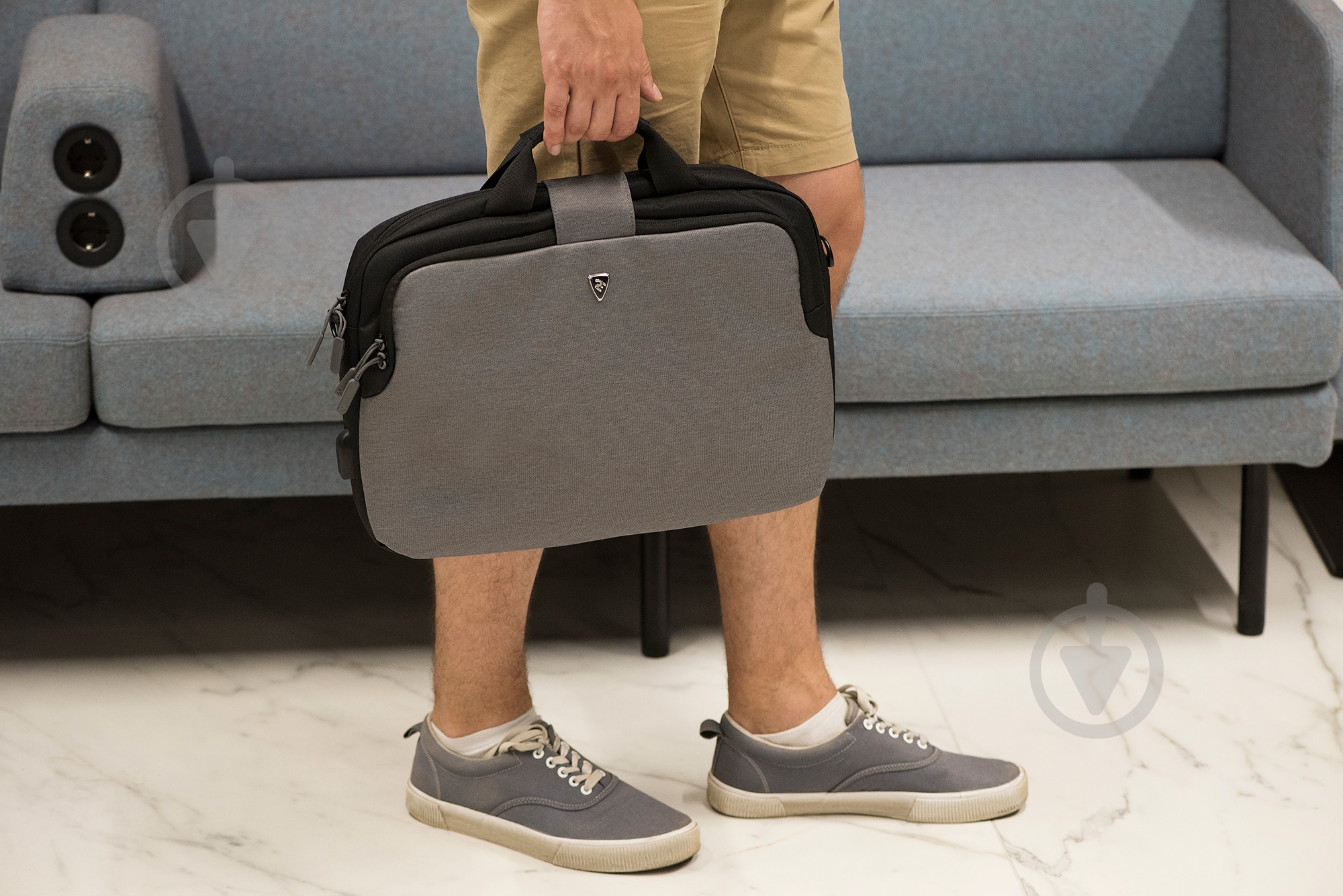 Сумка для ноутбука 2E SUPREME 16" grey (2E-CBT9185GR) - фото 19