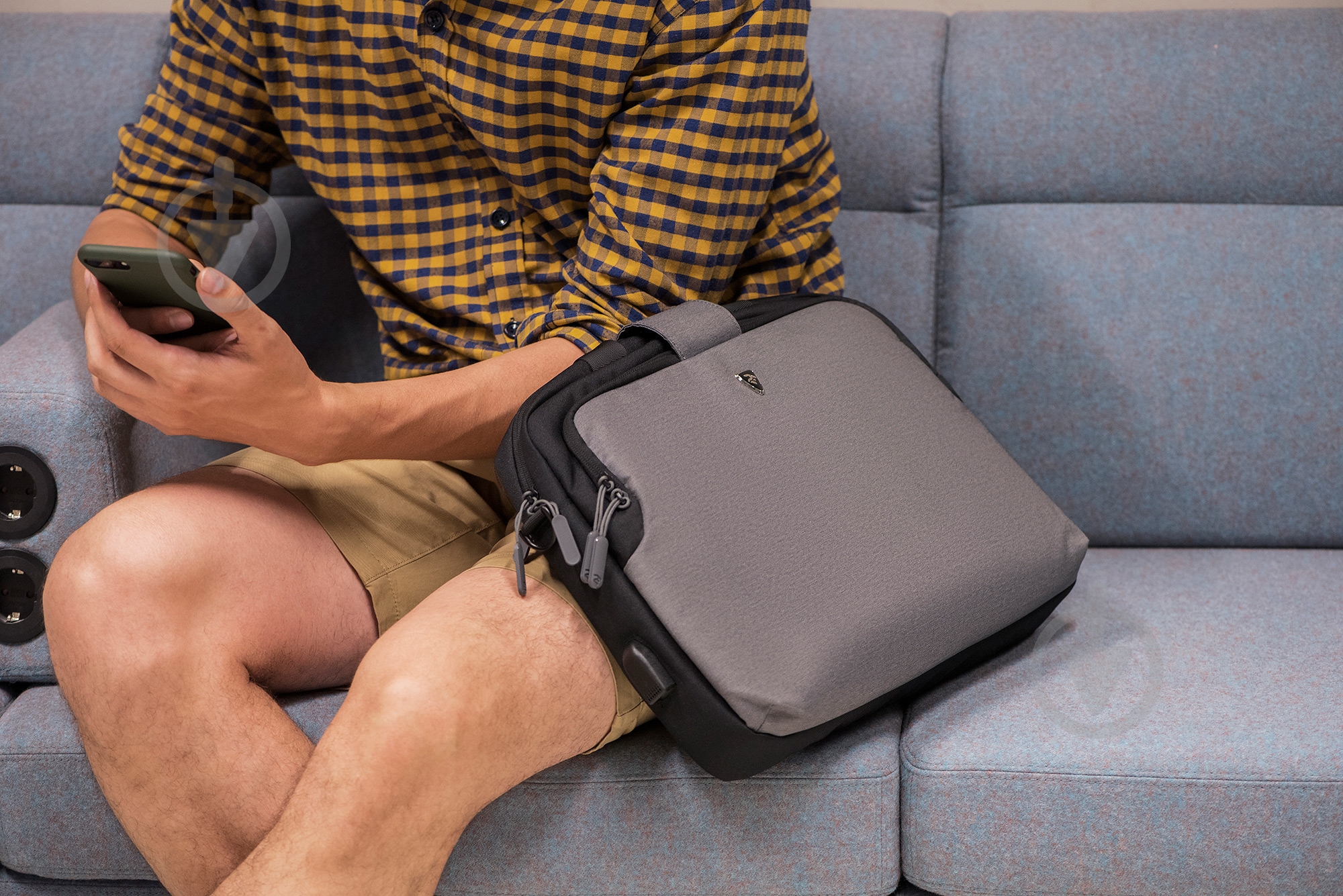 Сумка для ноутбука 2E SUPREME 16" grey (2E-CBT9185GR) - фото 20