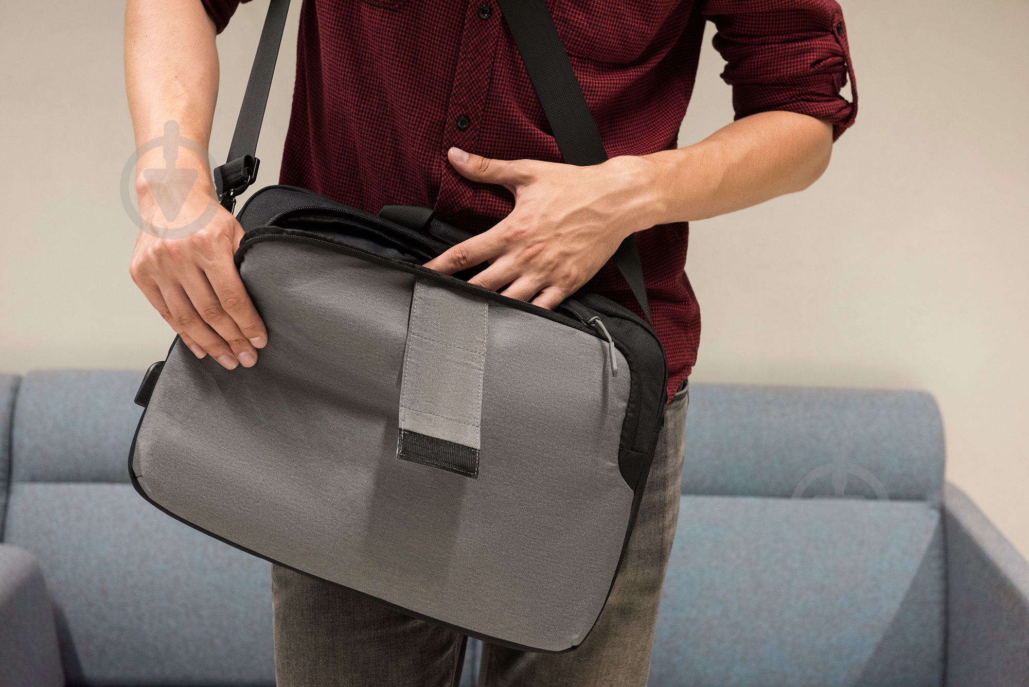 Сумка для ноутбука 2E SUPREME 16" grey (2E-CBT9185GR) - фото 17