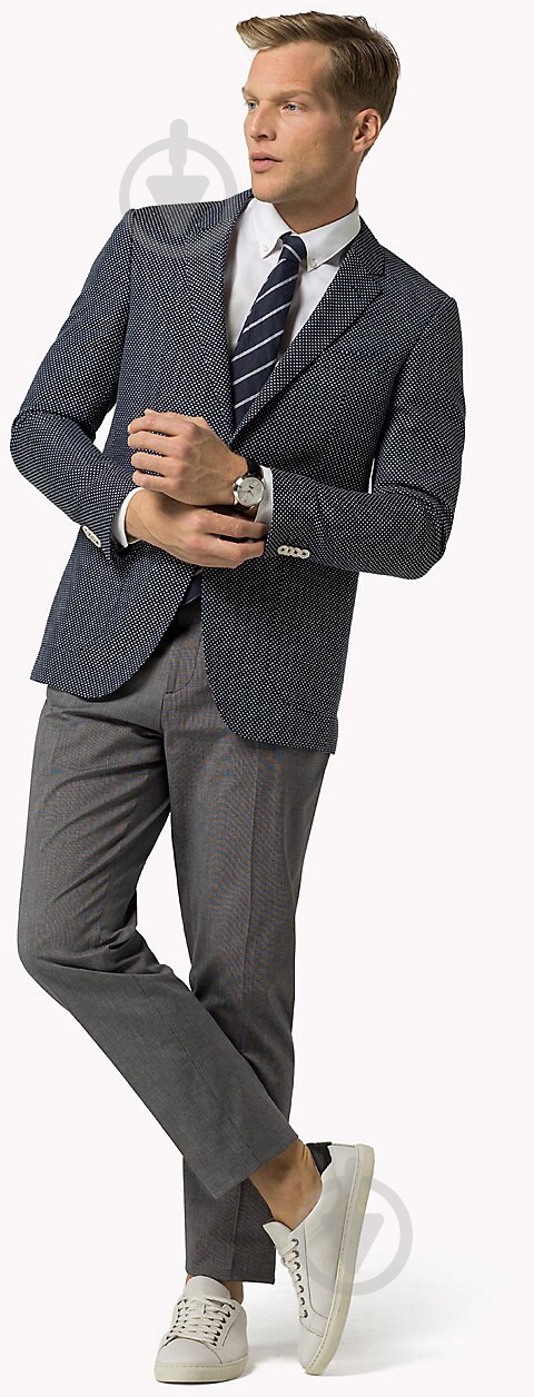 Пиджак Tommy Hilfiger р. 54 синий TT0TT00637-428 - фото 3