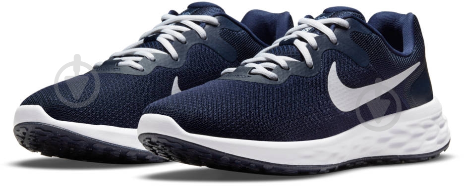 Кроссовки мужские демисезонные Nike REVOLUTION 6 NN DC3728-401 р.43 синие - фото 6
