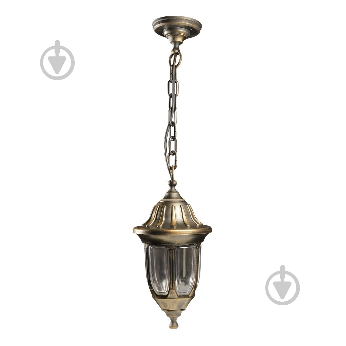 Світильник парковий Expert Light Кантрі E27 IP44 антична латунь GAR-1627-TEП - фото 1