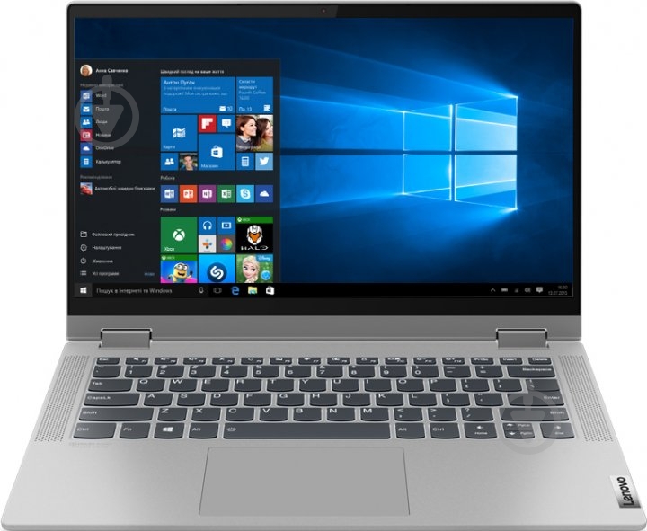 Ноутбук Lenovo 14 (81X200FLRA) grey - фото 2