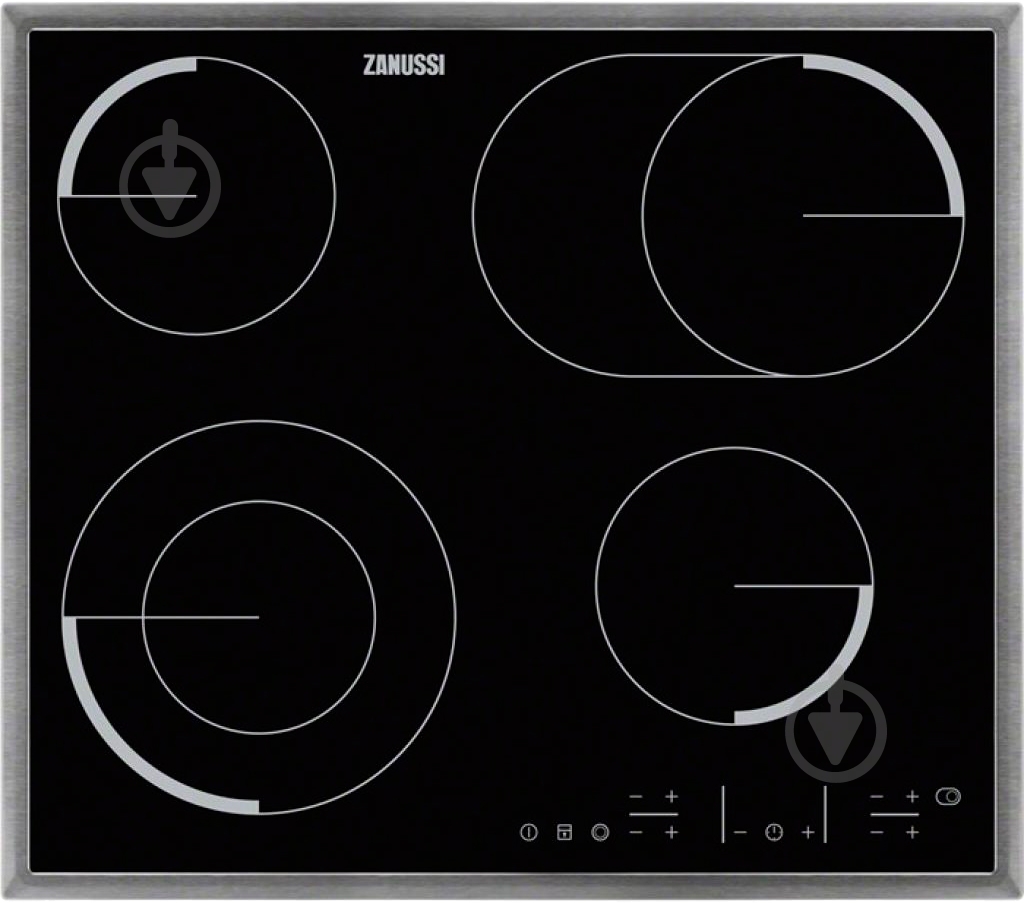 Варочная поверхность электрическая Zanussi CPZ6466KX - фото 1 Варочная поверхность электрическая Zanussi CPZ6466KX - фото 1