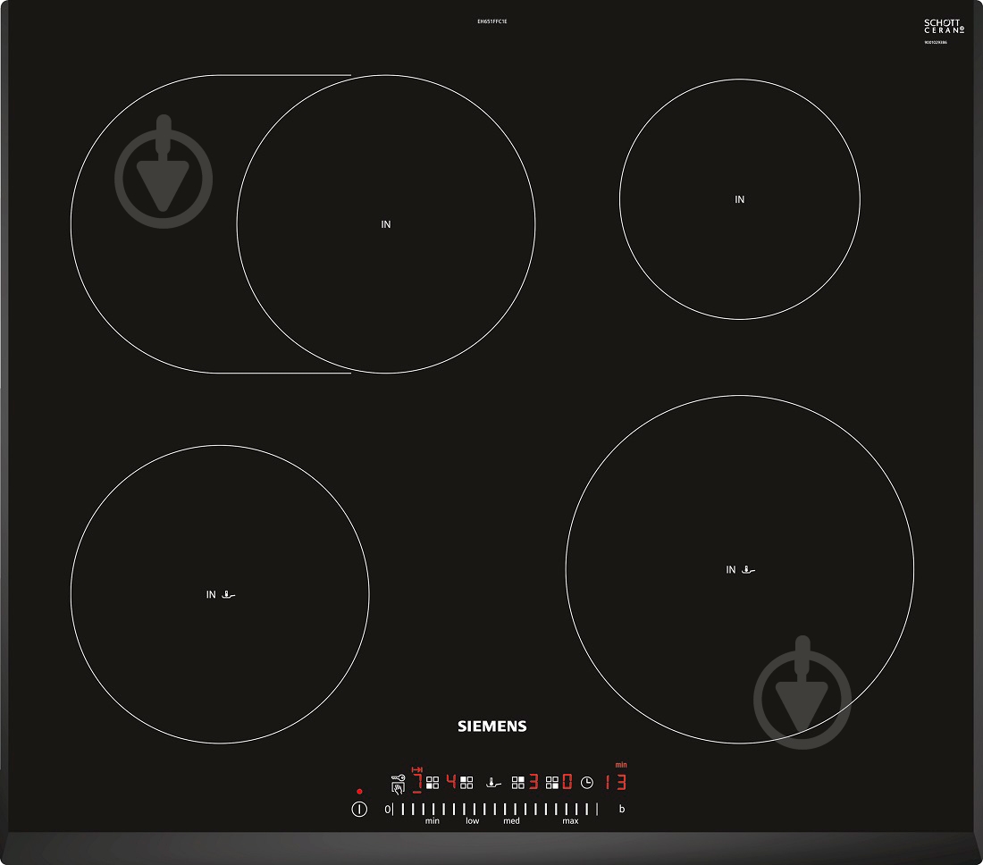 Варочная поверхность индукционная Siemens EH651FFC1E - фото 1 Варочная поверхность индукционная Siemens EH651FFC1E - фото 1