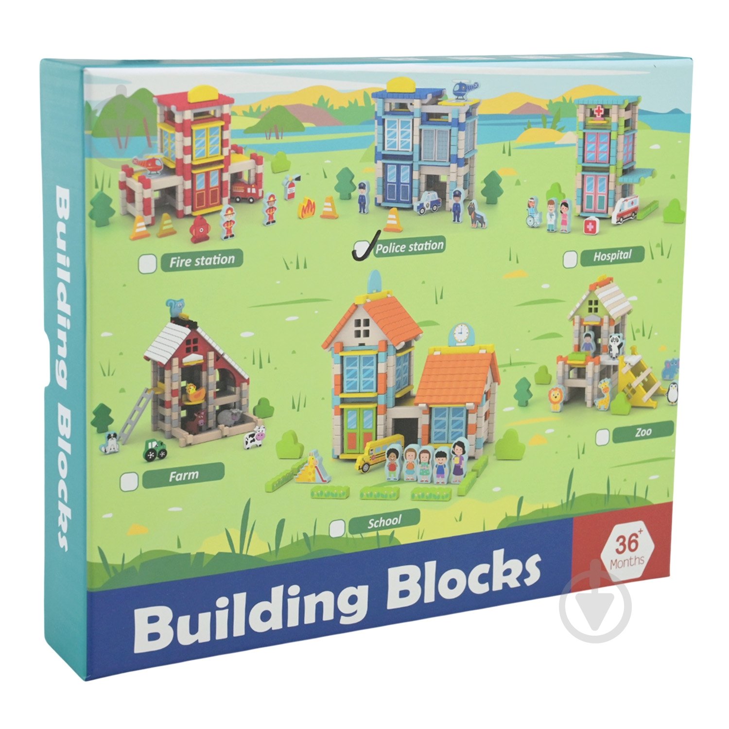 Конструктор дерев'яний Shantou Поліція C9435 - фото 6 Конструктор дерев'яний Shantou Поліція C9435 - фото 6