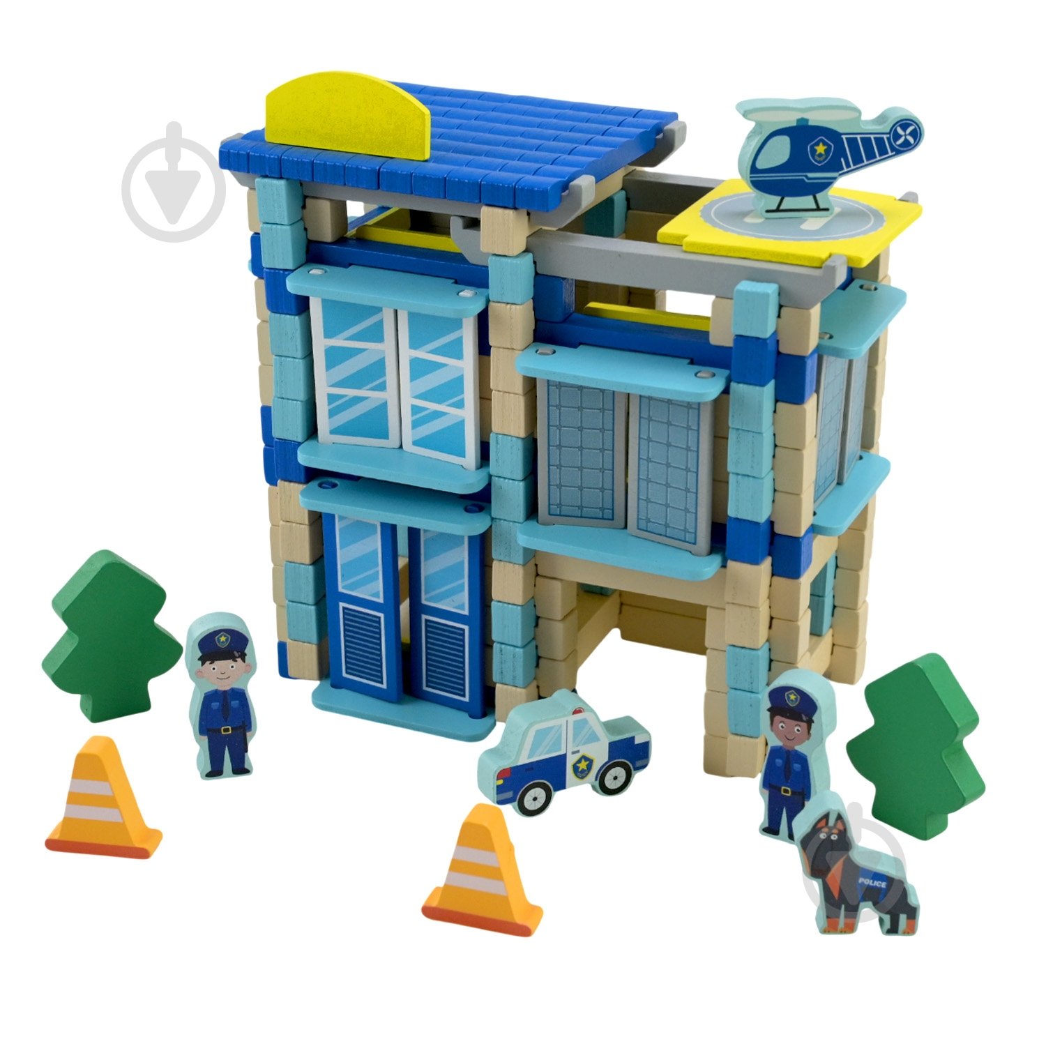 Конструктор дерев'яний Shantou Поліція C9435 - фото 2 Конструктор дерев'яний Shantou Поліція C9435 - фото 2