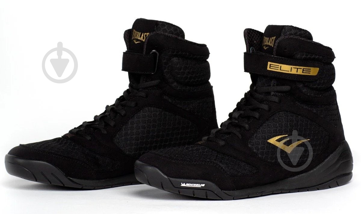 Боксерки чоловічі Everlast ELITE 2 BOXING SHOES P00003258-BK р.40 чорні - фото 3 Боксерки чоловічі Everlast ELITE 2 BOXING SHOES P00003258-BK р.40 чорні - фото 3