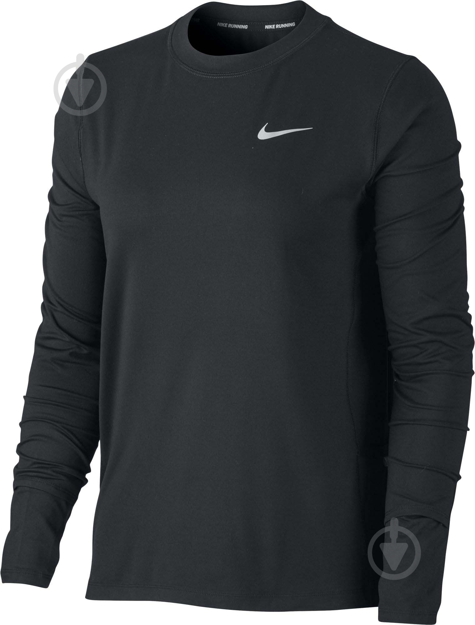 Футболка Nike W NK DF ELEMENT CREW CU3277-010 р.L черный - фото 1
