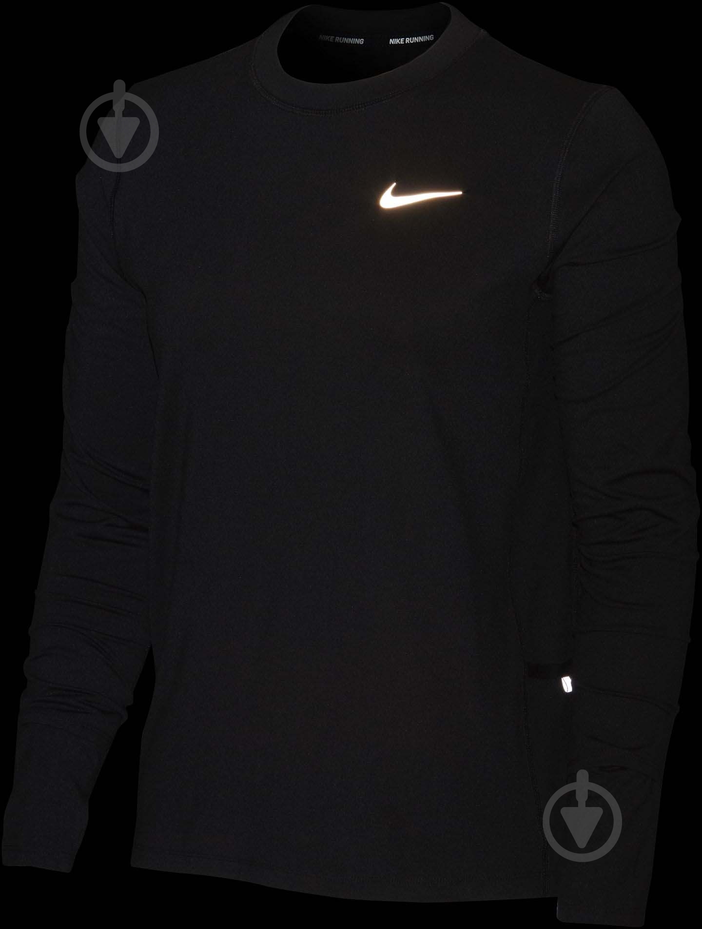 Футболка Nike W NK DF ELEMENT CREW CU3277-010 р.L черный - фото 5